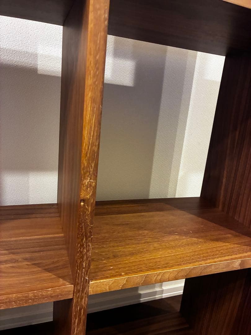 無印良品 スタッキングシェルフ ウォールナット材