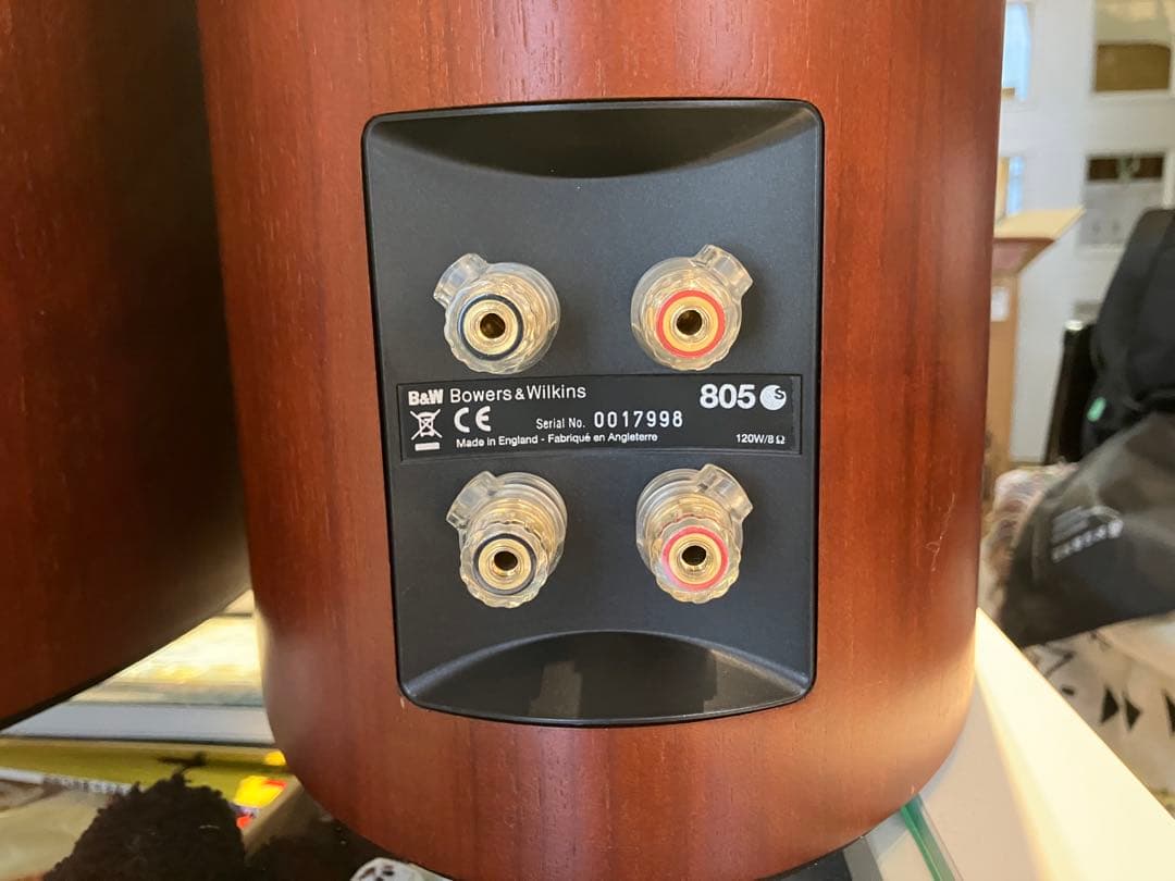 B&W 805S ROSENUT スピーカーペア美品（２台目）