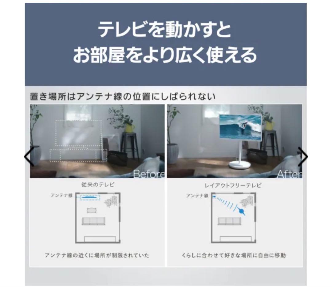 43V型　レイアウトフリーテレビ TH-43LF1