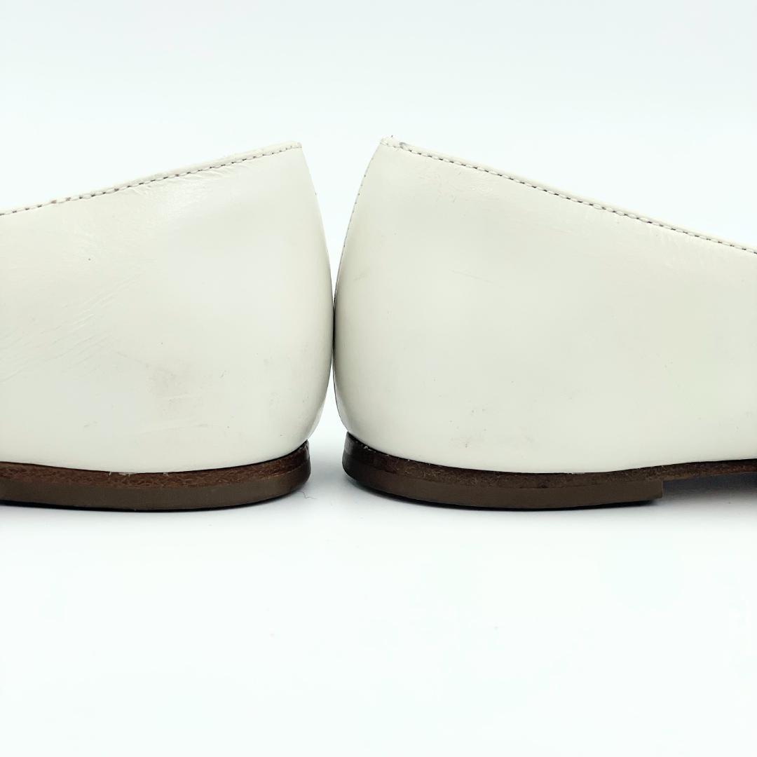 Salvatore Ferragamo フラットパンプス　ヴァラリボン　23.5