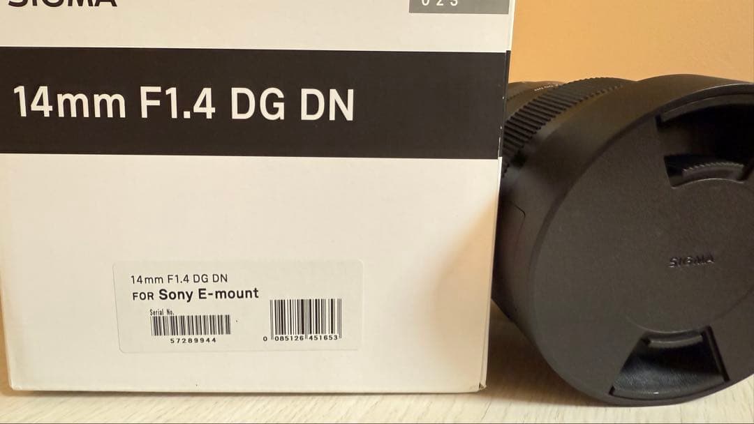 【美品】SIGMA シグマ14mmF1.4 DG DN SONY