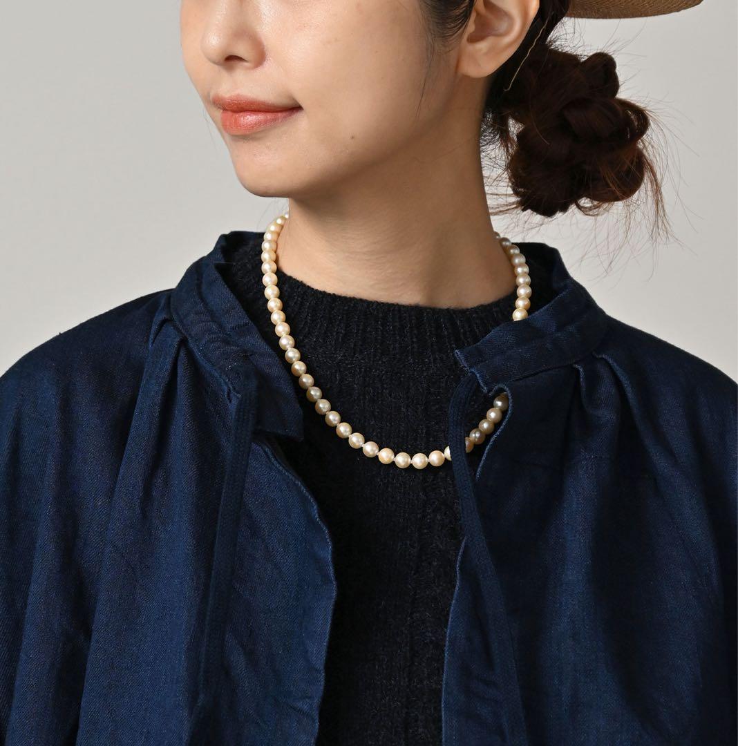 45R インドリネンのミリタリーボレロ　カーディガン　羽織り　完売品