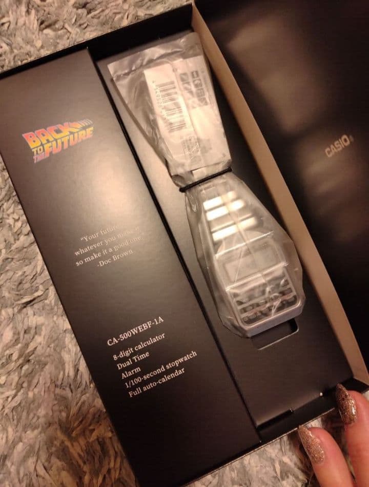 新品 CASIO CA-500WEBF-1AJR バックトゥザフューチャー