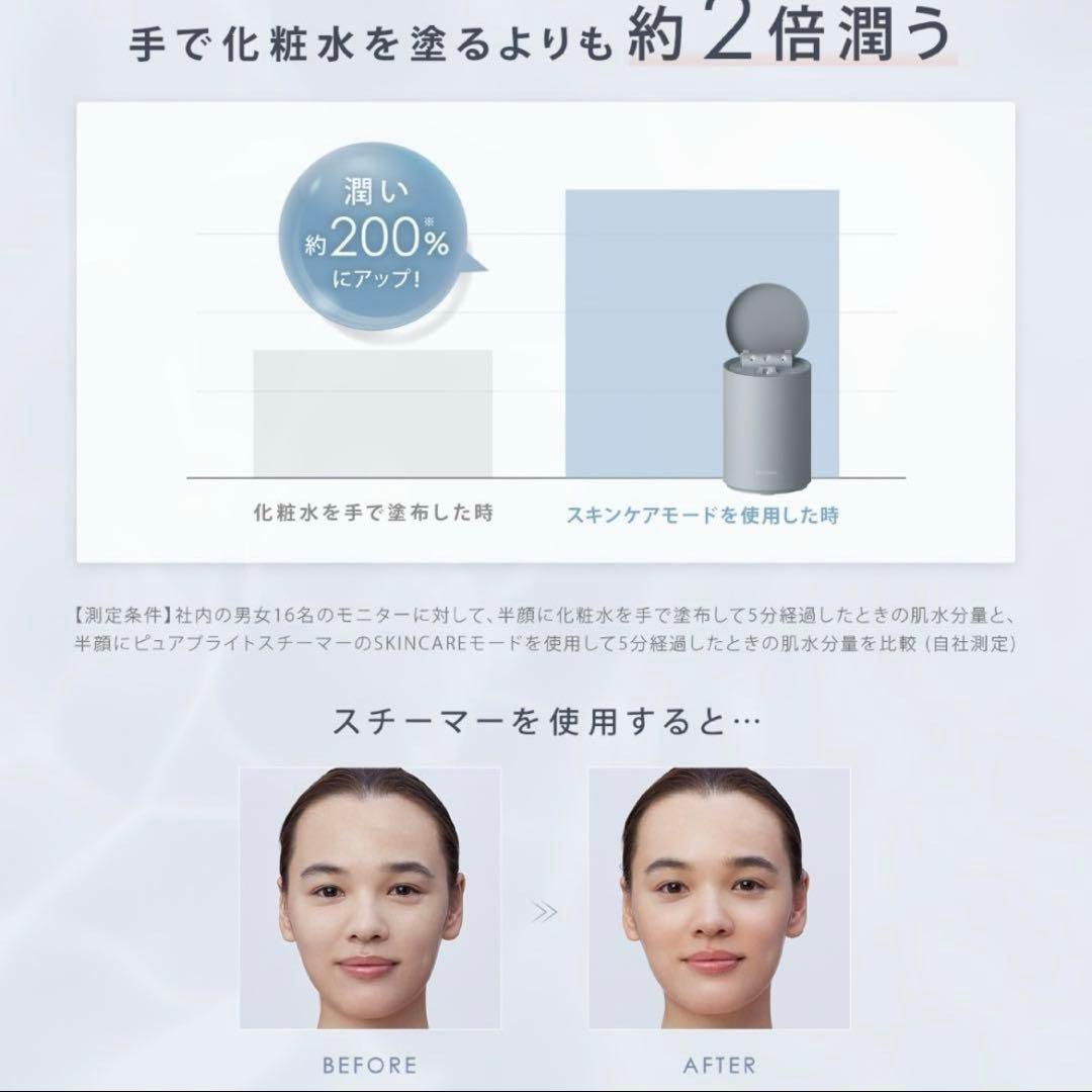 毛穴ケア 保湿 肌の引き締め これ1台 温スチーム 化粧水ミスト 美顔器