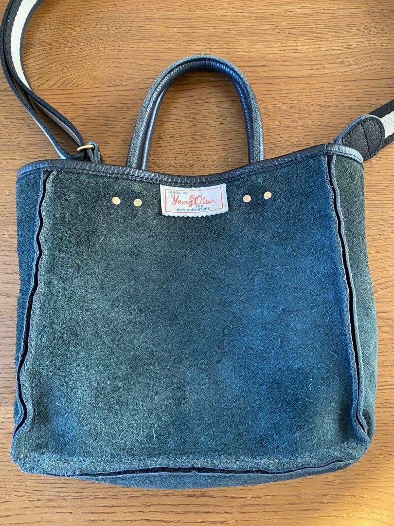 ヤングアンドオルセン レザー 2wayショルダーバッグ