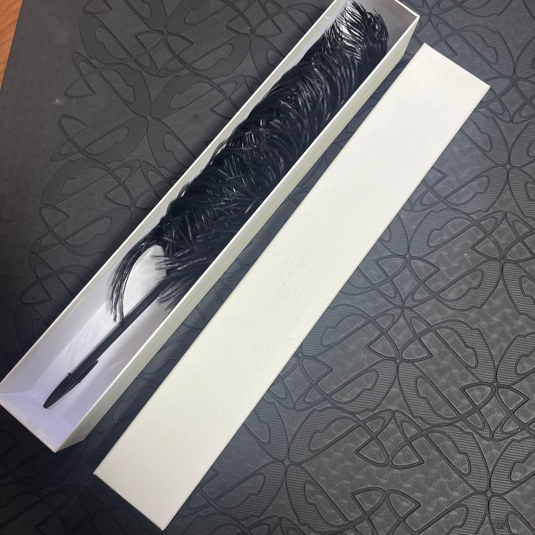激レア　Maison Martin Margiela 黒い羽ペン