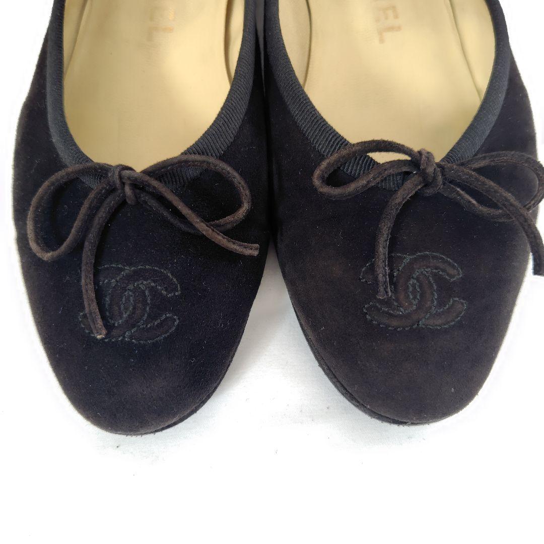 ✨️腕利き職人のリペア済✨️美品♥箱付【シャネル】ココマーク フラットシューズ