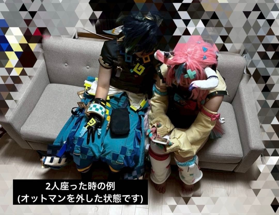 taka出品 ソファ　コンパクト　三人掛け　ベージュ