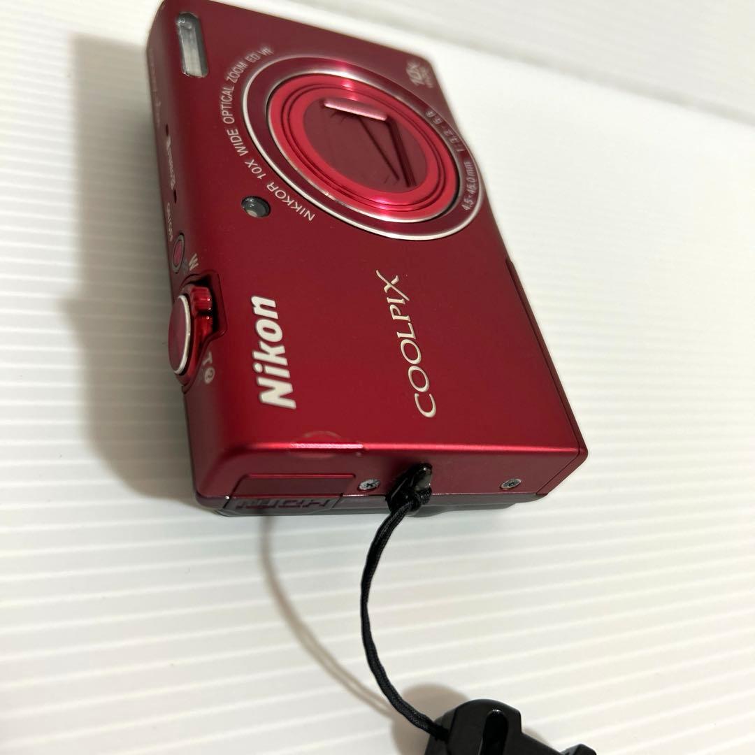 Nikon COOLPIX S6200 ブリリアントレッド　液晶保護シート付き