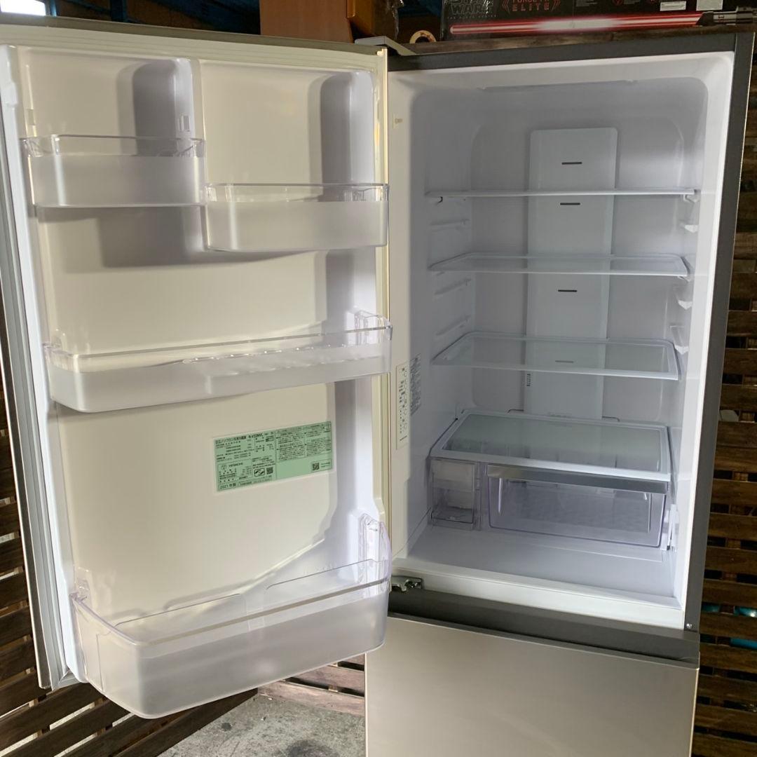 H638\" HITACHI 3ドア 315L 冷蔵庫 R-V32NVL シルバー