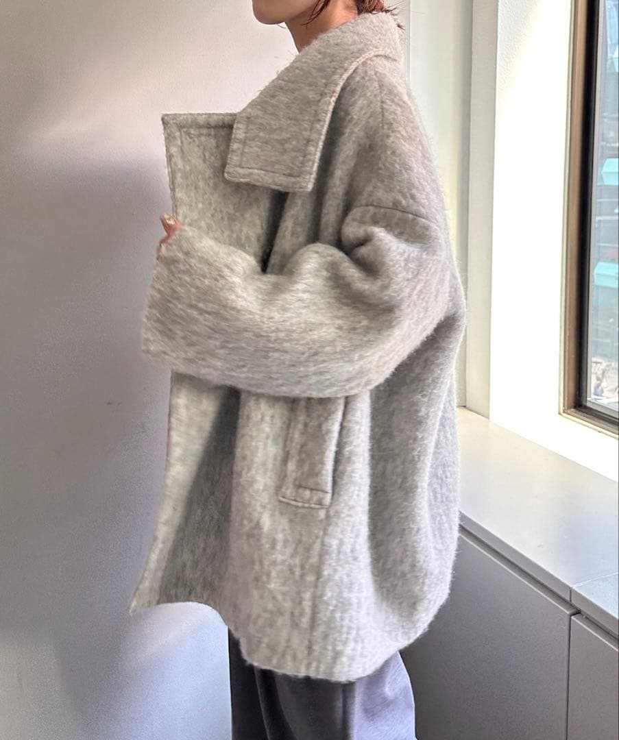 collageコラージュ　ボアピーコート(美品)