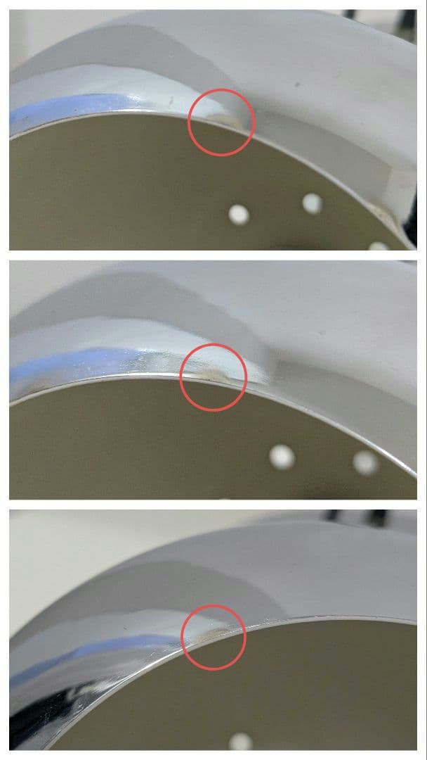 クロームメタル ペンダントランプ 3灯 スペースエイジ ミッドセンチュリー