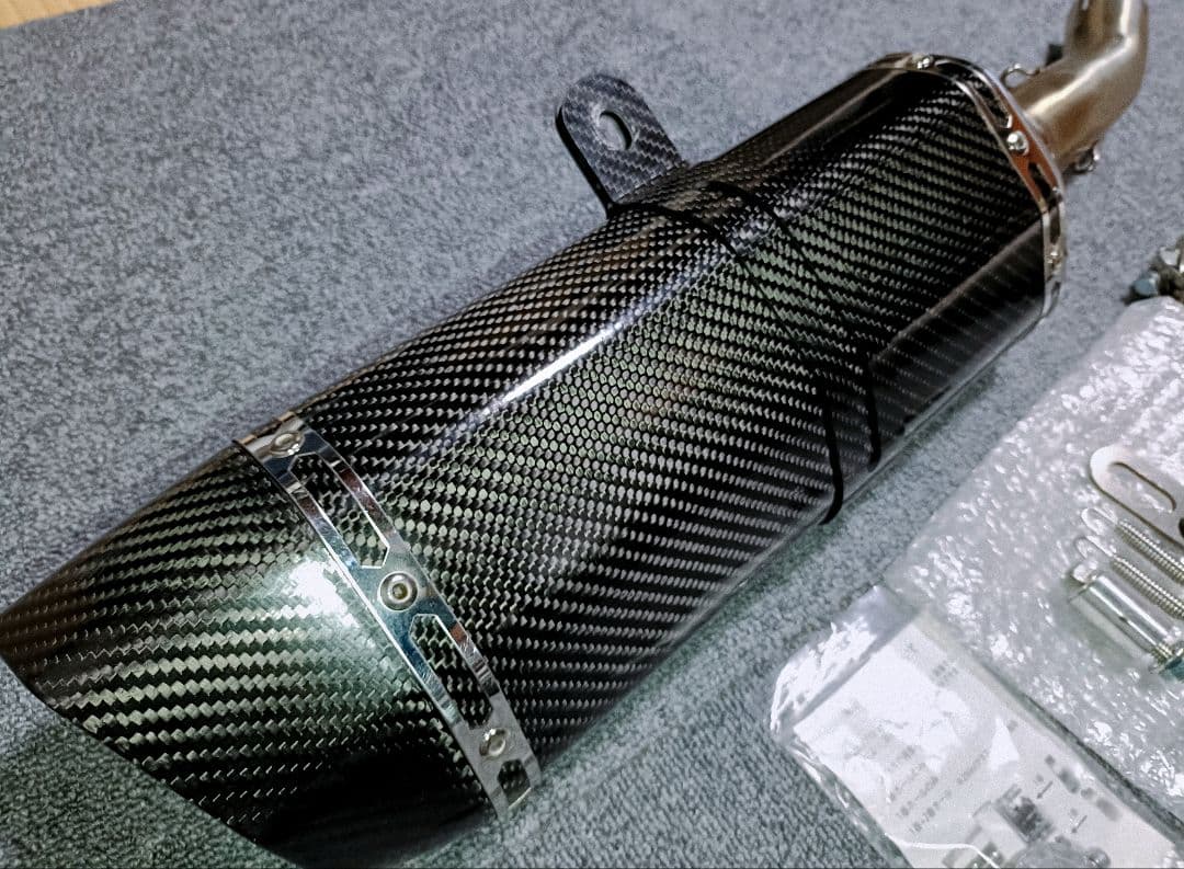 美品 LCI CBR400R X NC56 カーボンマフラー 定価46,200円