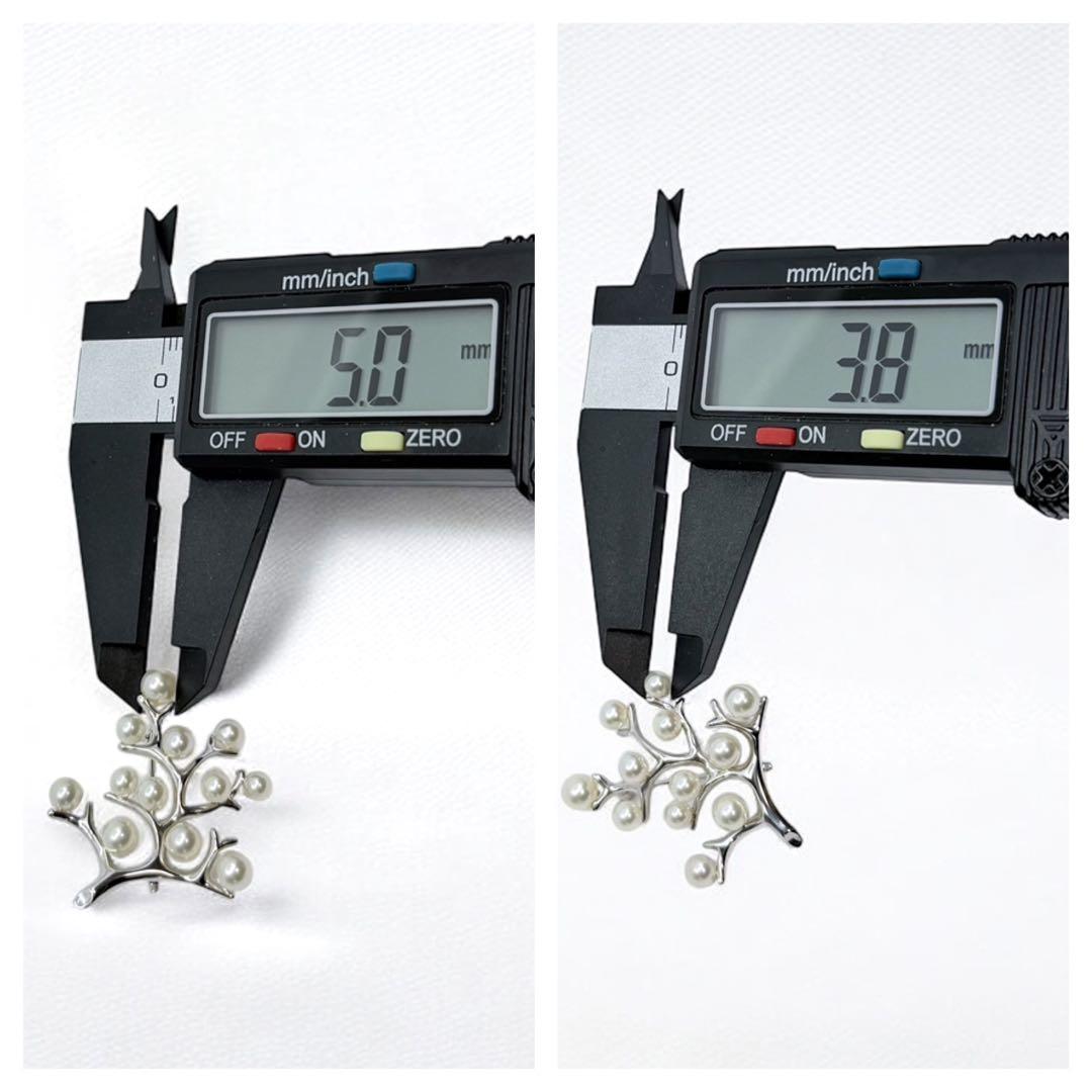 【未使用】ミキモト　幸福の木　アコヤ　本真珠　パール　ブローチ　コサージュ