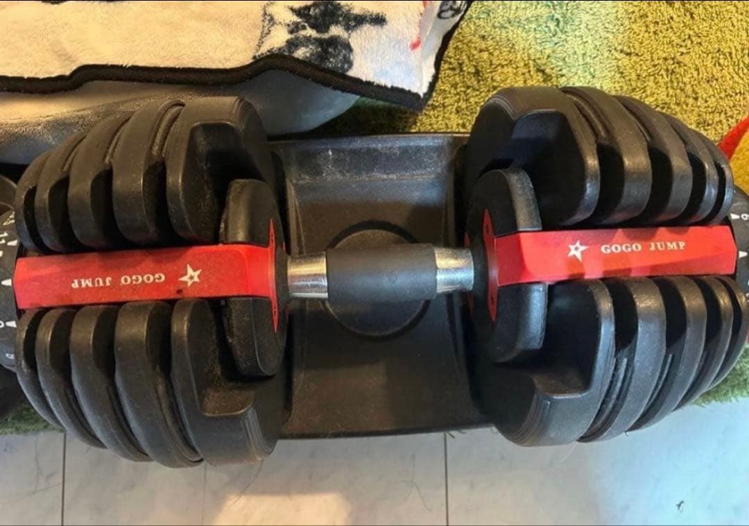 D　ダンベル２つ