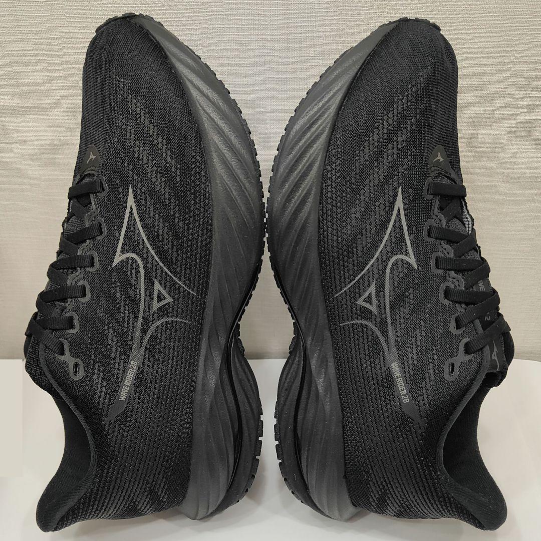 ミズノ　Mizuno　ウエーブライダー 28　ブラック　✕　コムデギャルソン