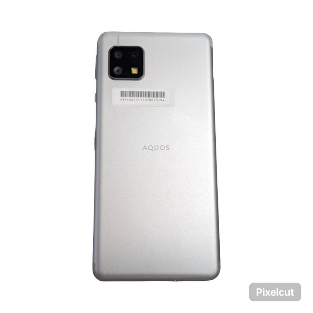 美品 AQUOS sense4 basic 64GB シルバー スマートフォン