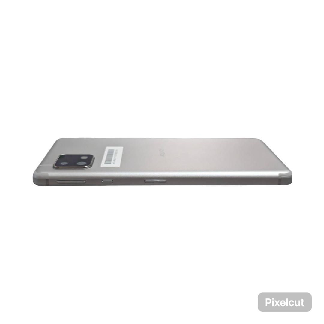美品 AQUOS sense4 basic 64GB シルバー スマートフォン