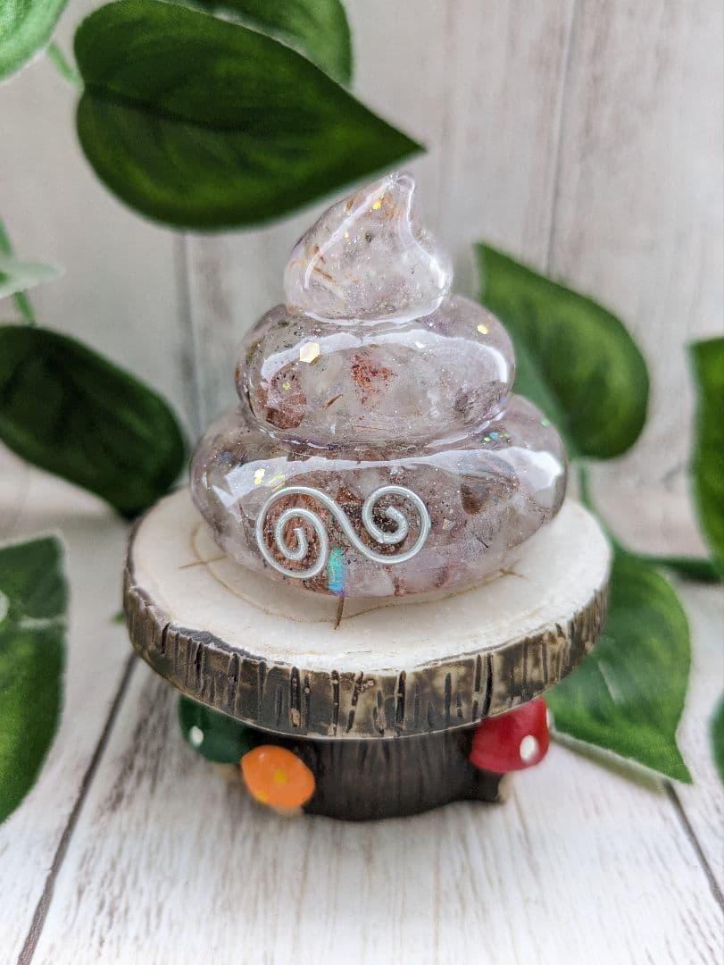 【skygray】スーパーセブンの恐竜ちゃん形オルゴナイト☆他３点