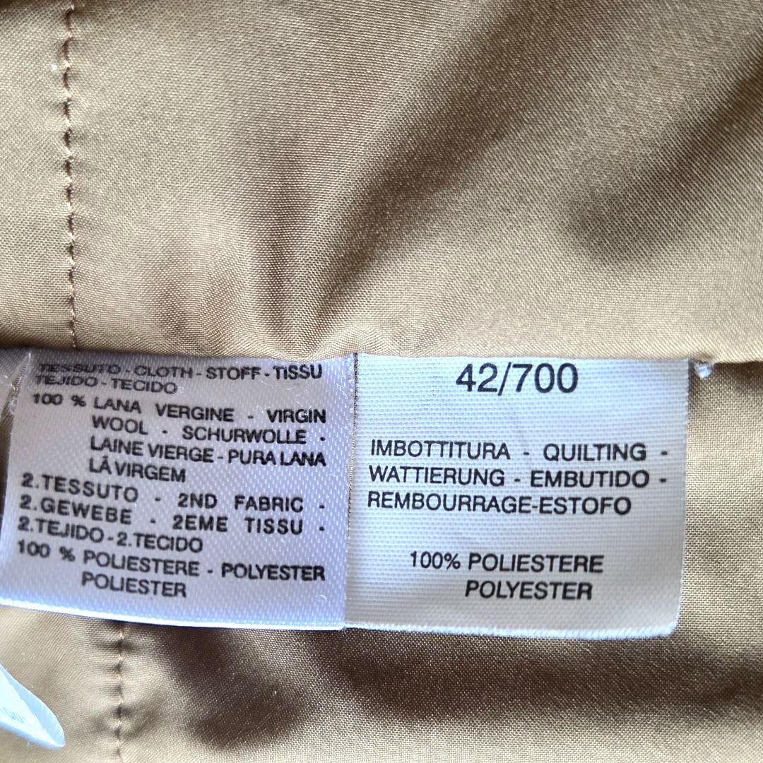 ちっち様　美品✨マックスマーラ　上質バージンウール　ピーコート　キャメル　38