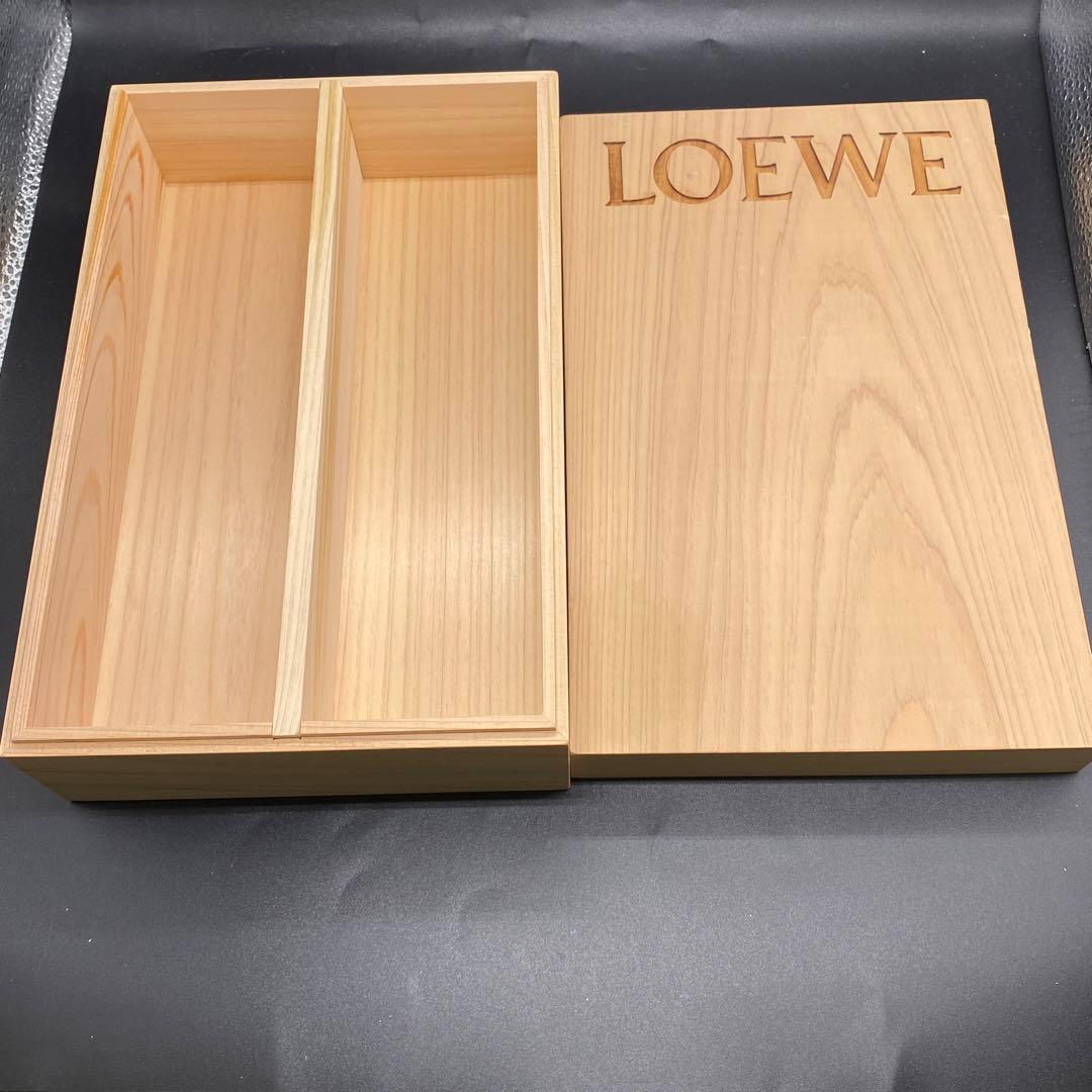 LOEWE　ロエベ　箱　ケース　ウッド　ノベルティ　お中元　　　no.99