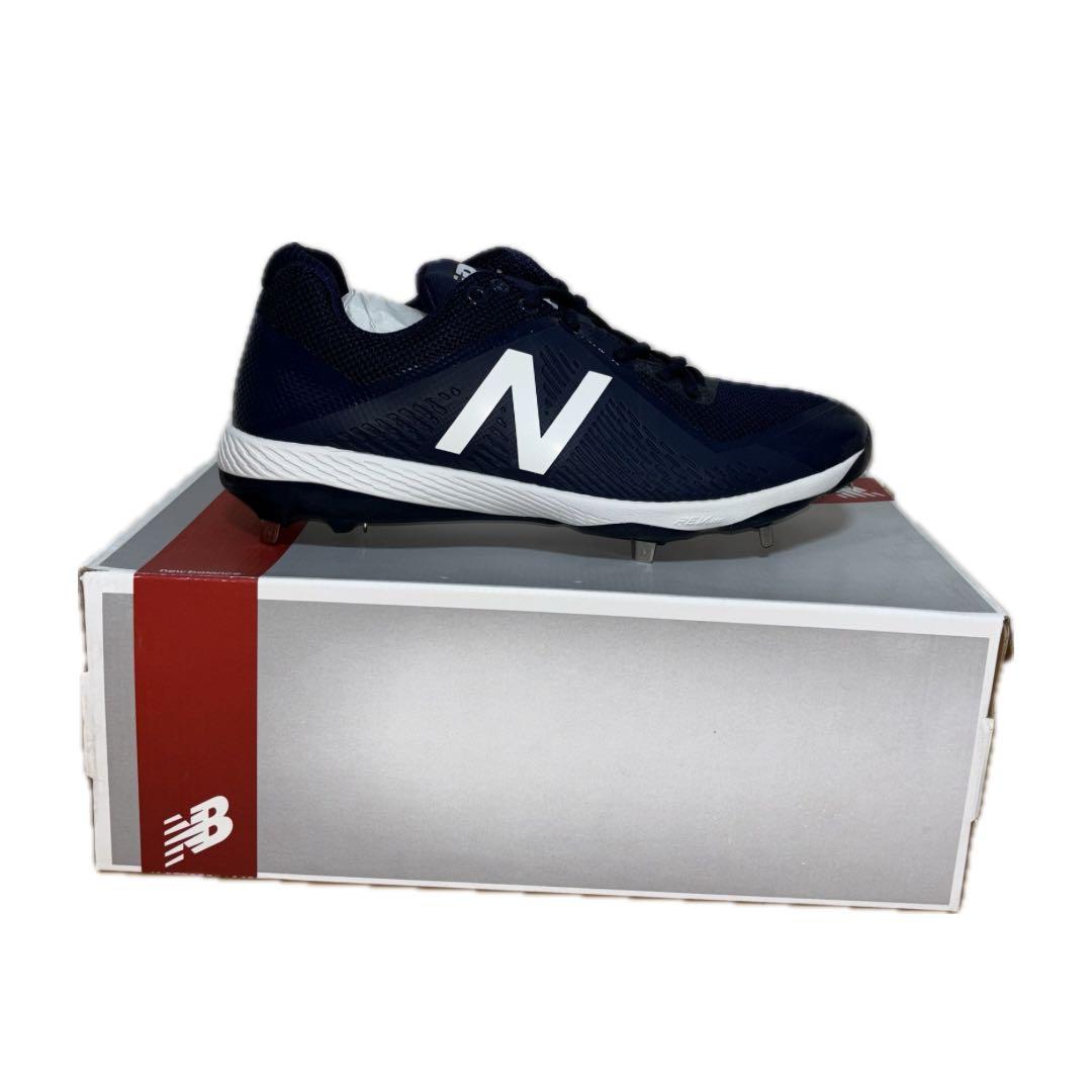 新品未使用 ニューバランス 野球 スパイク 30cm new balance 紺