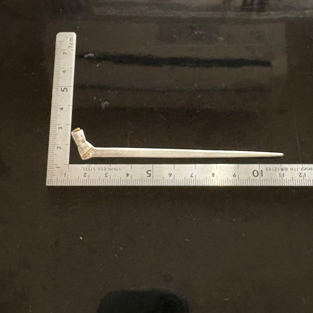 純銀製品　アンティーク　貝口結びデザイン フルーツナイフ　菓子切　5本セット