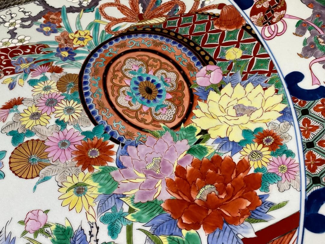 引き取り限定　神右衛門作　有田焼　大皿