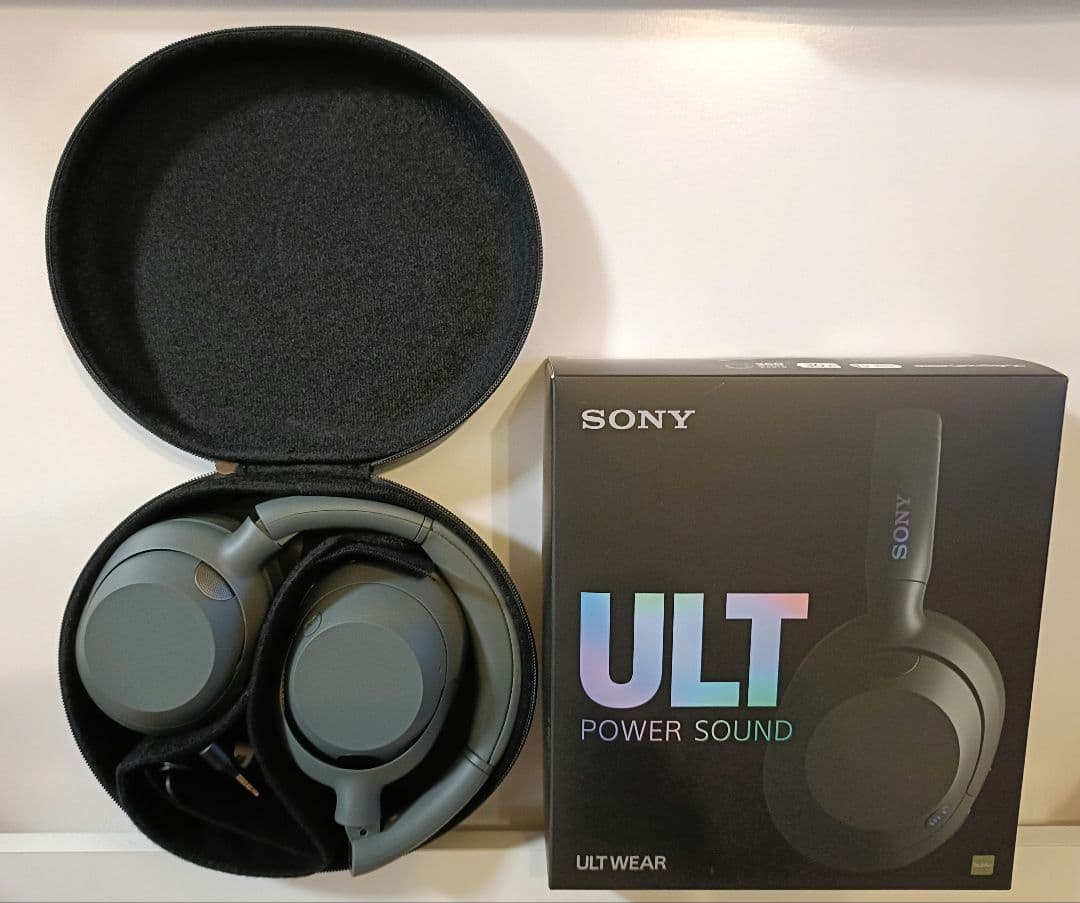 奈々さん　美品！！SONY ULT WEAR ワイヤレスヘッドホン グレー