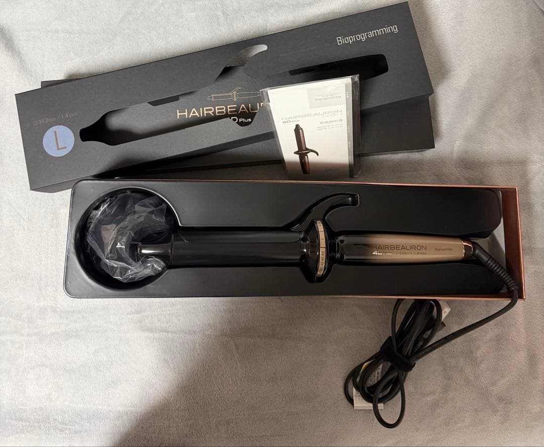 HAIRBEAURON 4D Plus L 34mmカールヘアアイロン