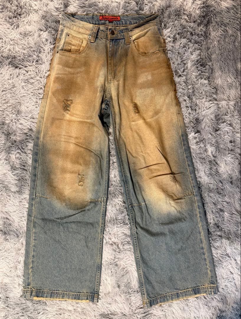 パンツ Jaded London MUD WASH COLOSSUS JEANS