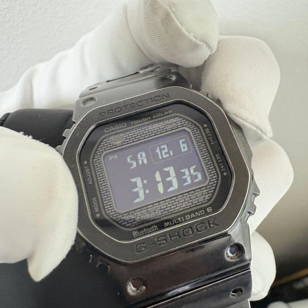 生産終了 G-SHOCK フルメタル エイジド加工 GMW-B5000V-1JR