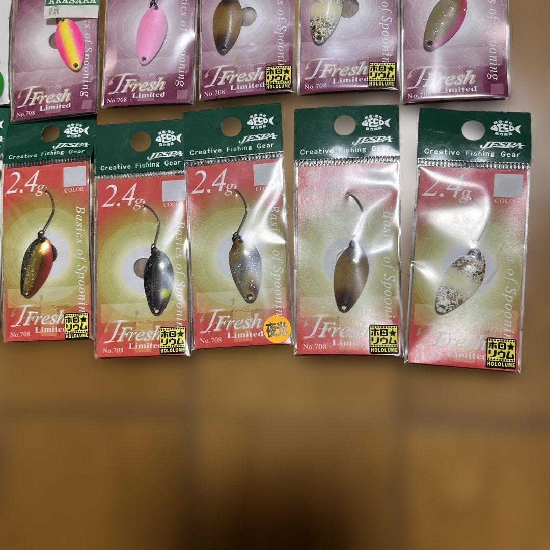 早い者勝ち！　新品　ヤリエ　トラウト　エリア用　スプーン75個セット