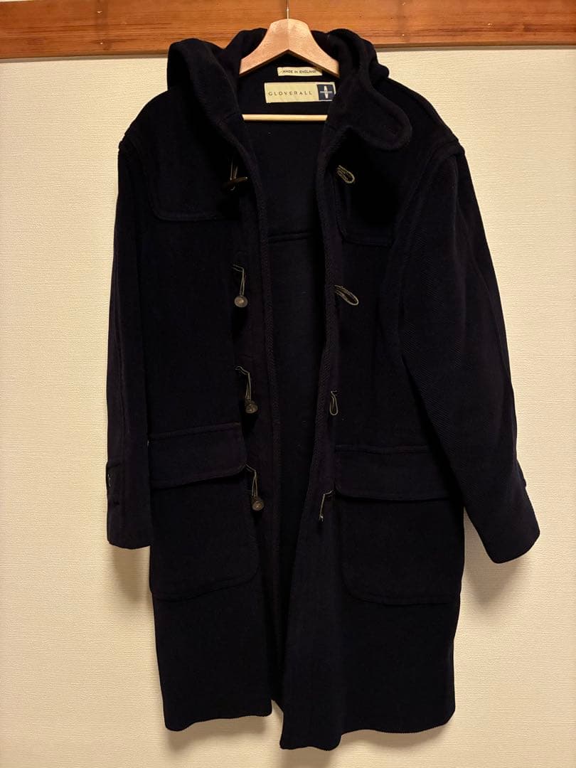 専用品Gloverall グローバーオール ダッフルコート ネイビー 英国製