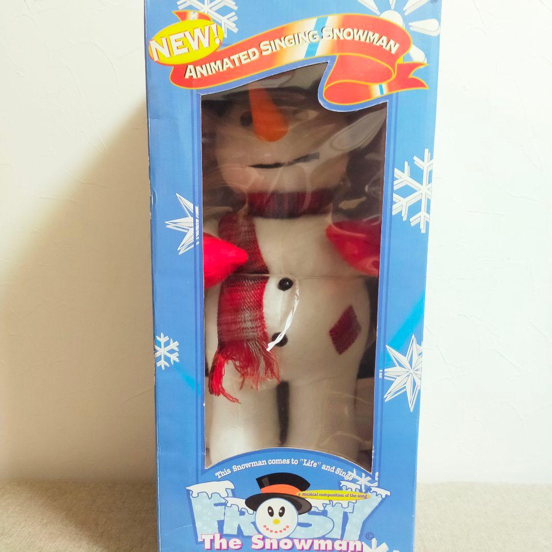 【レア】1997年製　ヴィンテージ　歌うスノーマン　クリスマス　Xmas　飾り