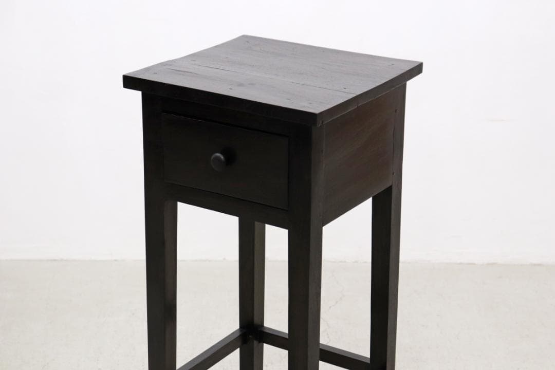 無垢材 花台 展示台 サイドテーブル コンソール クラシカル ヴィンテージ