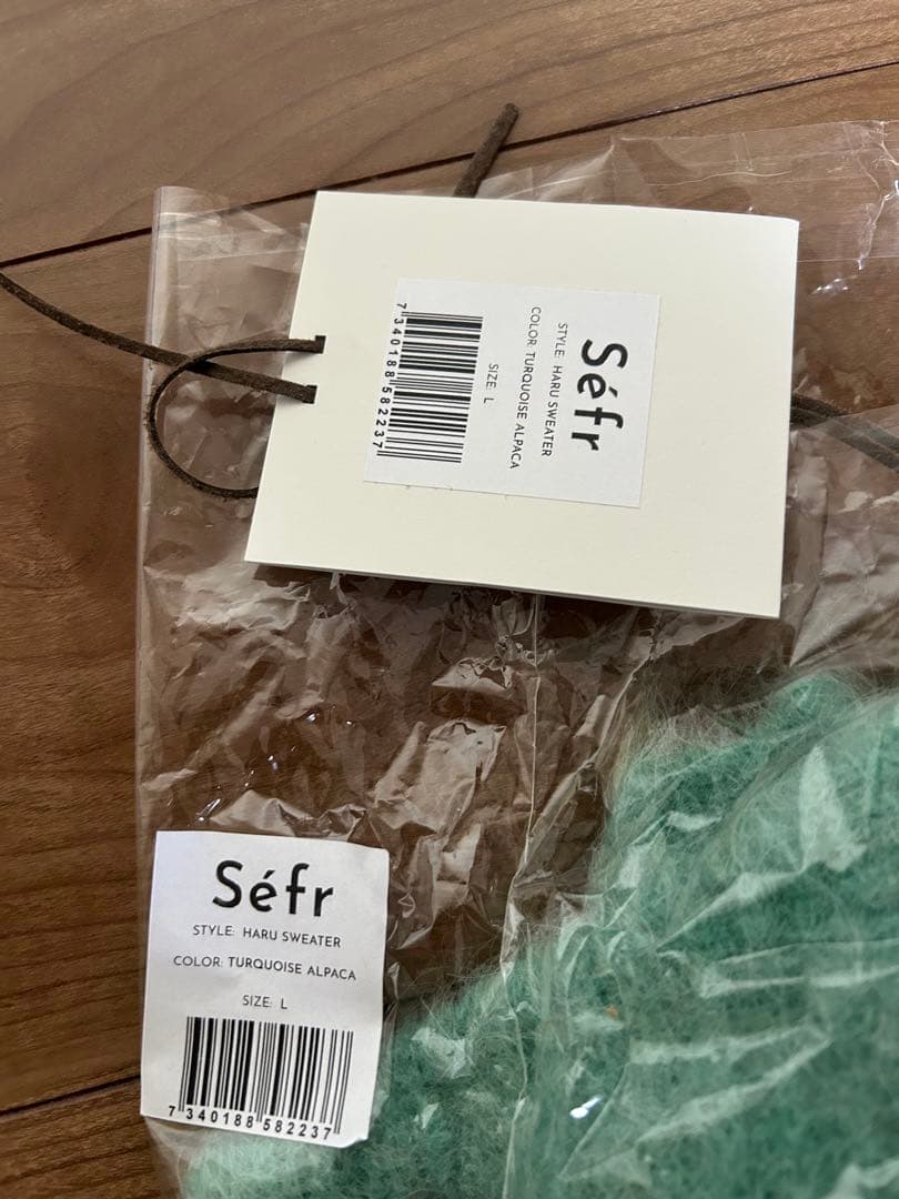 即発送！新品　L Séfr sefr Haru ニット　セーター