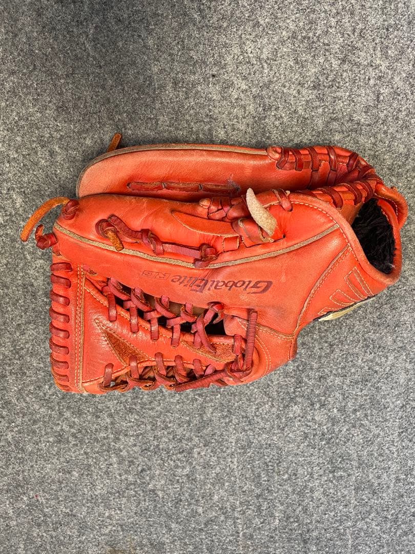 Mizuno Global Elite 軟式グローブ レッド