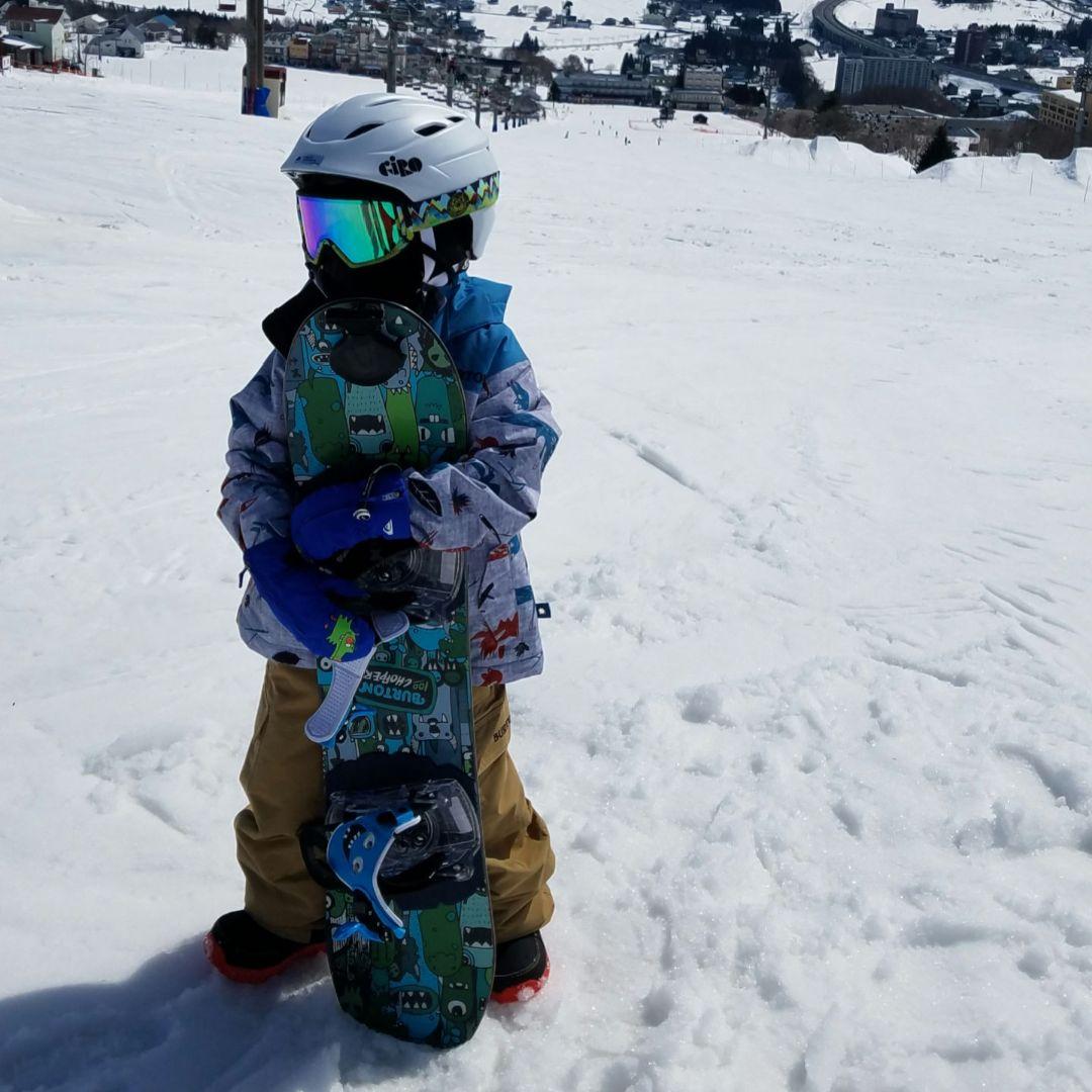 【3点セット】BURTON 子ども用スノーボードウェア　上下セットお尻パッド付き