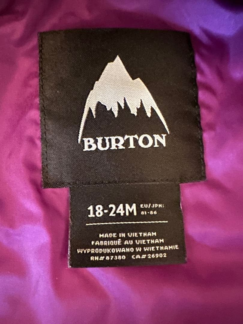 BURTON　2T キッズ　スノーボード スキー ウェア　つなぎのみバートン