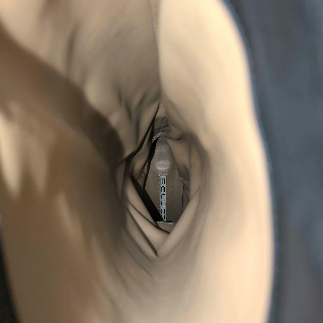 【美品】ペリーコ　メトロ　ロングブーツ　ポインテッドトゥ　チャンキーヒール　黒