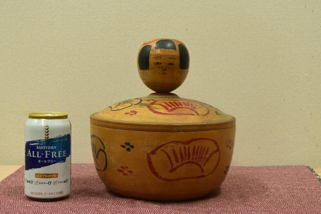 現代の名工　木地山こけし　小椋久太郎　レア型　伝統こけし　珍品　秋田の民芸品