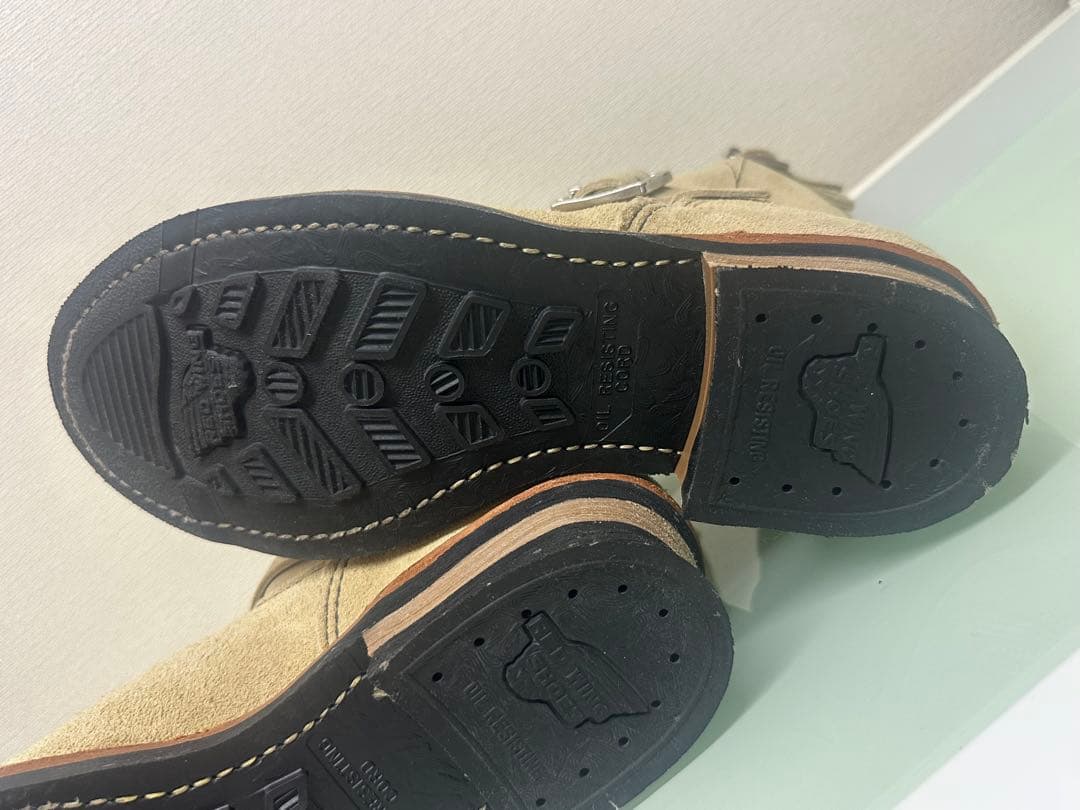 レッドウィング［タグ/10年/2965］ショートエンジニアブーツ 8D 26.0