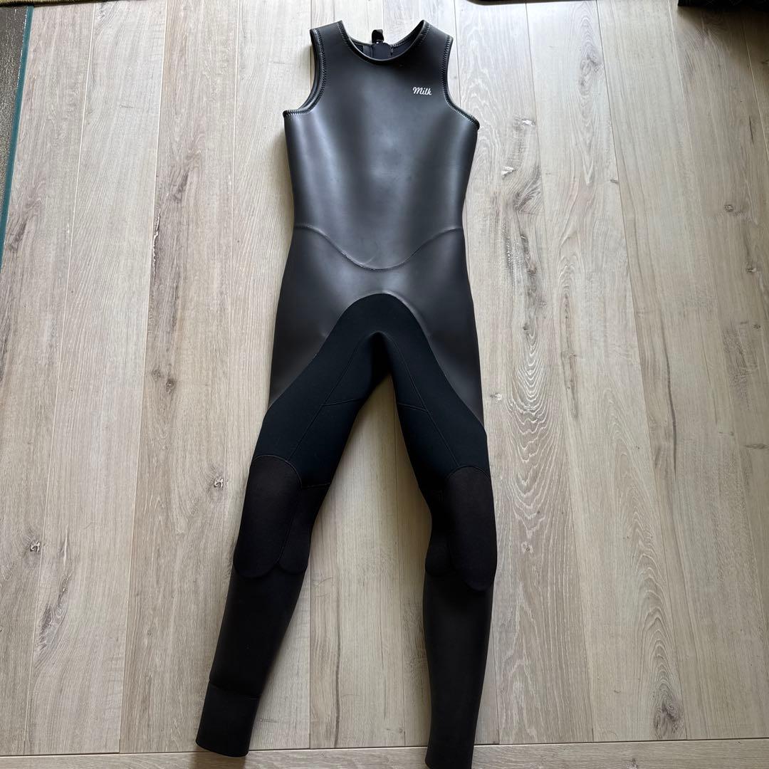 セット　ロングジョン＆タッパー（長袖ジャケット）M ウェットスーツMilk