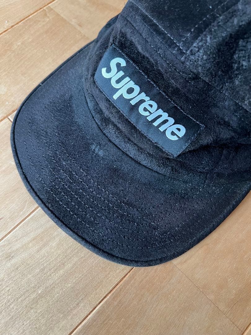 USA製 Supreme シュプリーム ピッグスキン ジェットキャップ黒