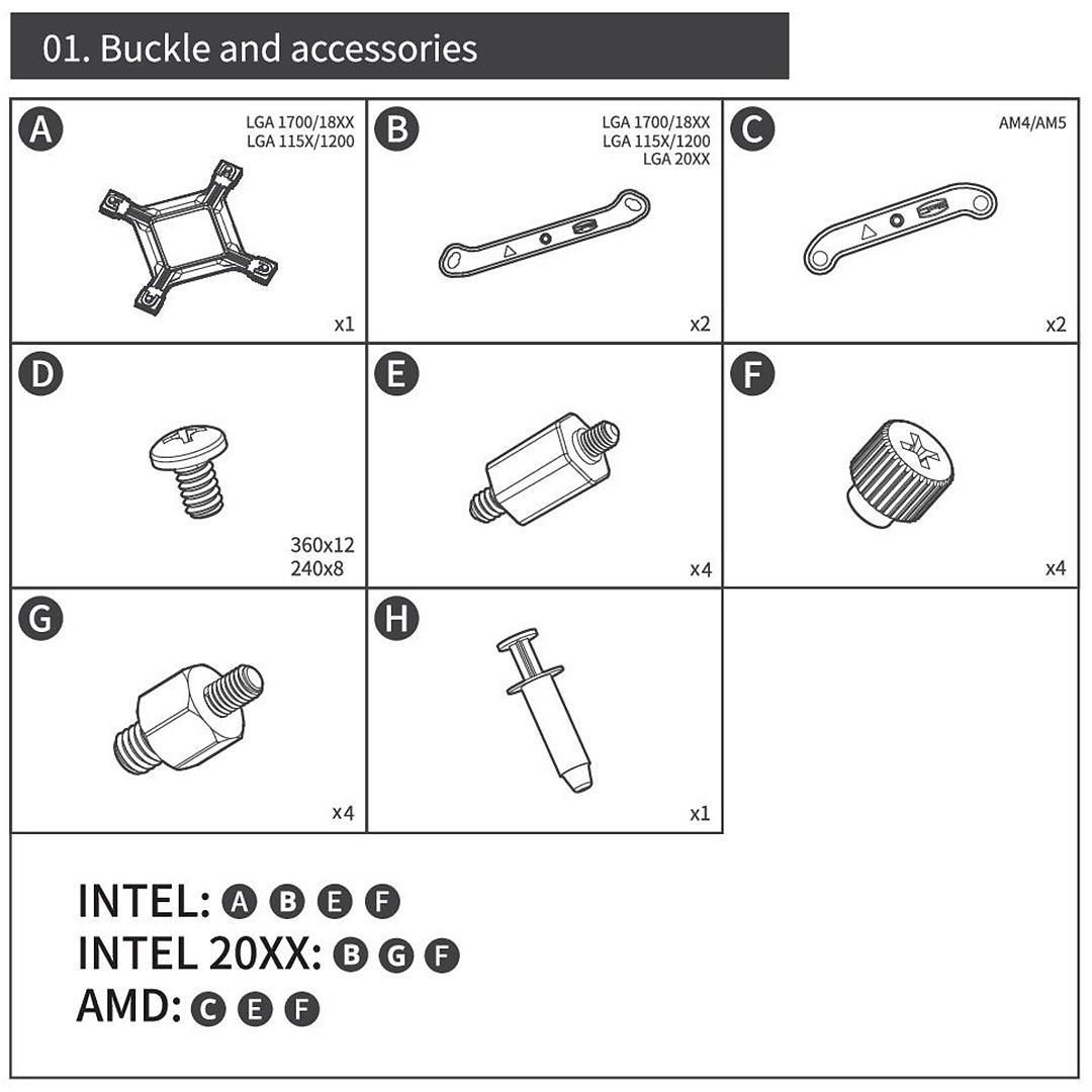 CPS DA360 Pro ARGB デジタル CPU水冷クーラー 360mm
