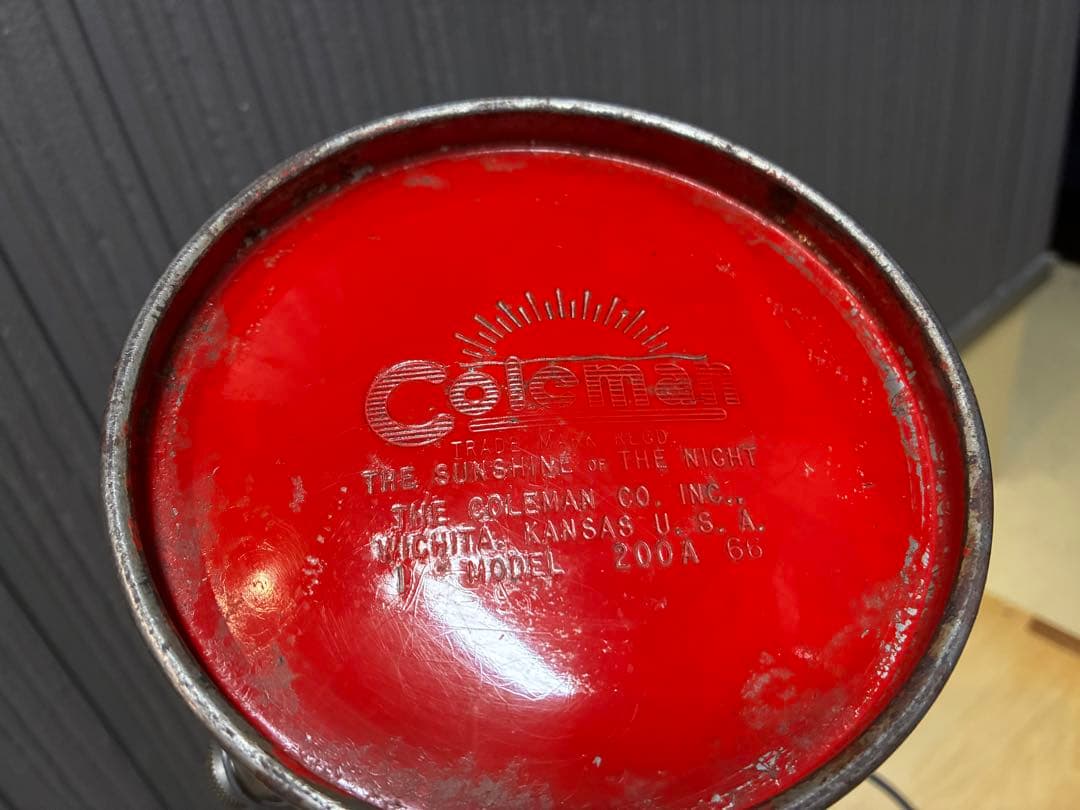メンテ済》コールマン【'66年01月製200Aランタン】パテペン
