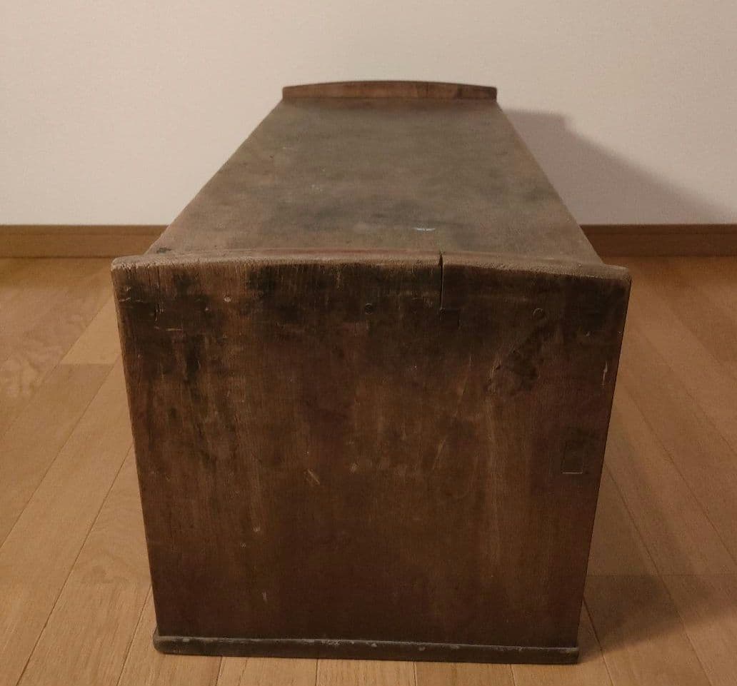 アンティーク 木製 文机 引出し2つ付 和製 昭和レトロ ローテーブル 座机