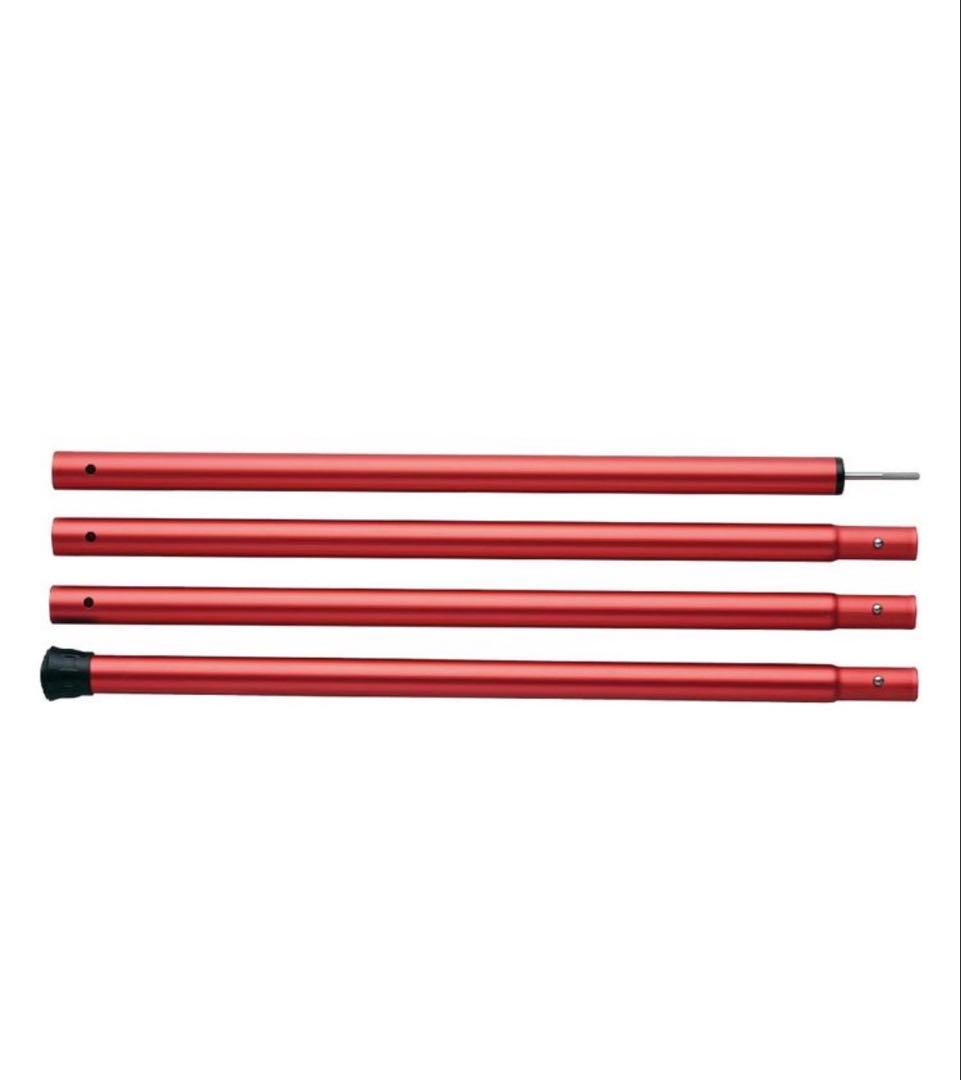 スノーピーク ウイングポールレッド 280cm ＆ ポールキャリングケース