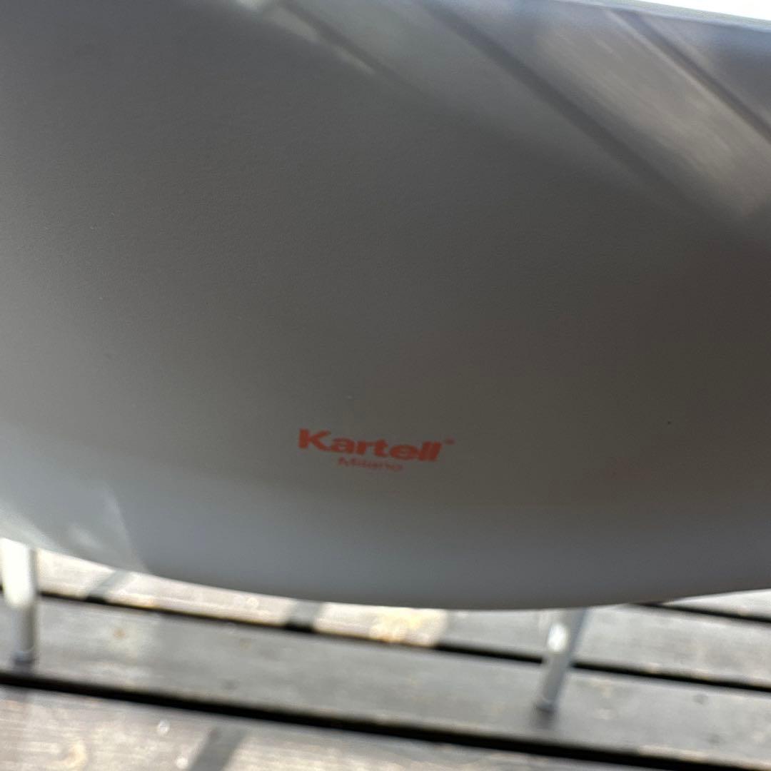 Kartell カルテル　マスターズチェア　グレー　２脚セット　ガーデンチェア